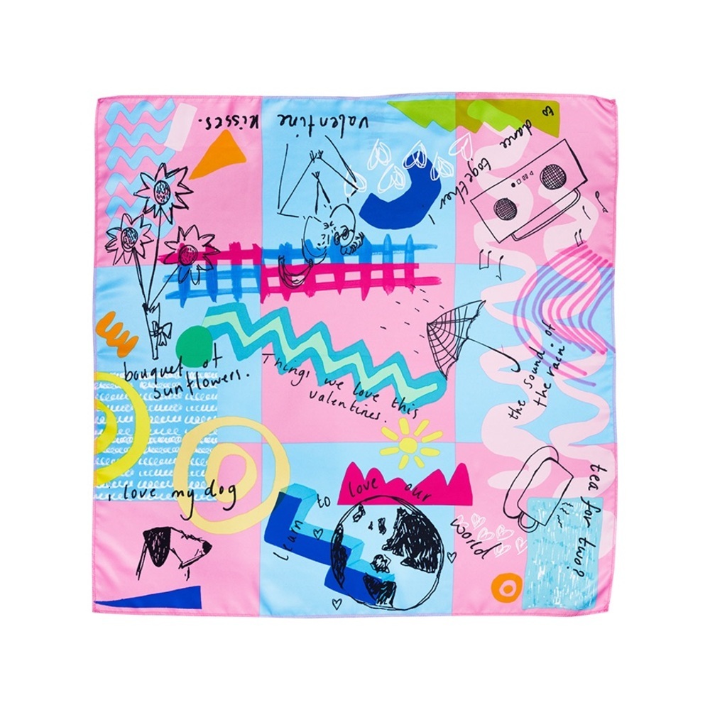 LUSH Things We Love Knot Wrap Valentine's Day Gift Wrap Scarf